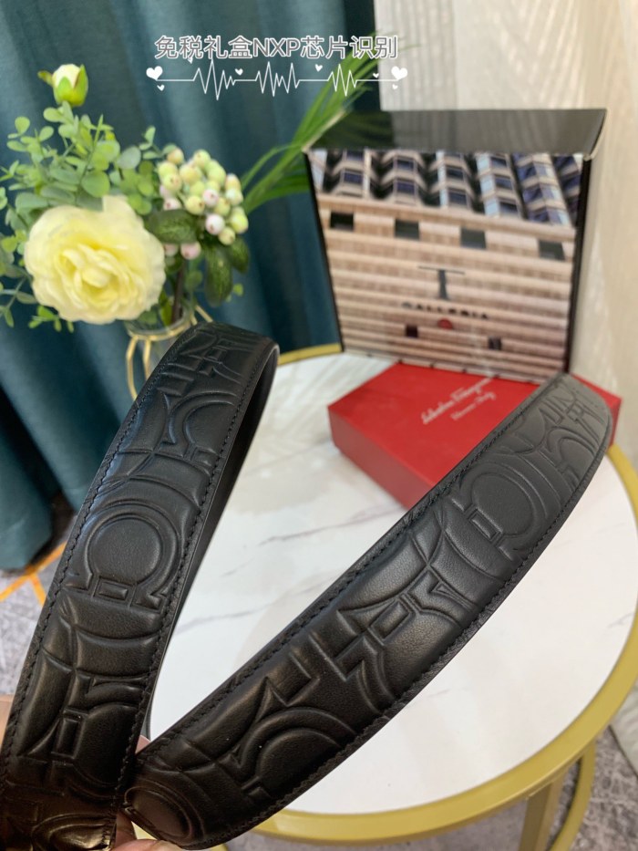 Streetwear Belt Ferragamo 319058 SIZE:3.5cm