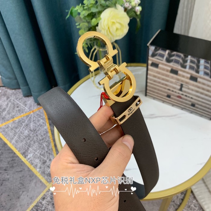 Streetwear Belt Ferragamo 319054 SIZE:3.5cm