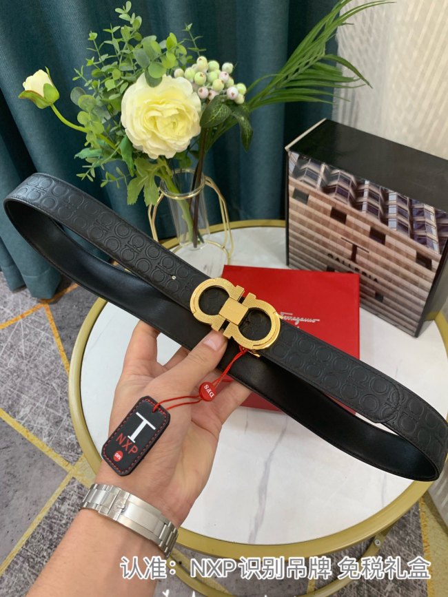 Streetwear Belt Ferragamo 319077 SIZE:3.5cm