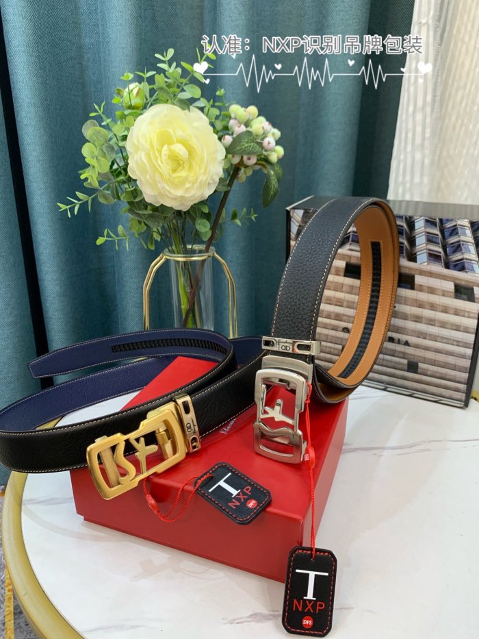 Streetwear Belt Ferragamo 319008 SIZE:3.5cm