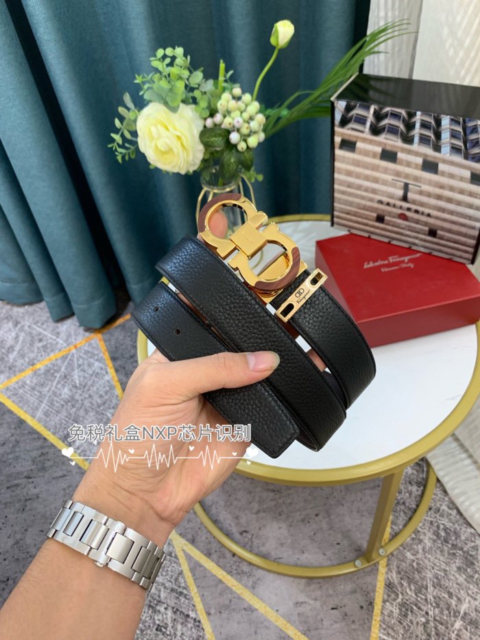Streetwear Belt Ferragamo 319042 SIZE:3.5cm