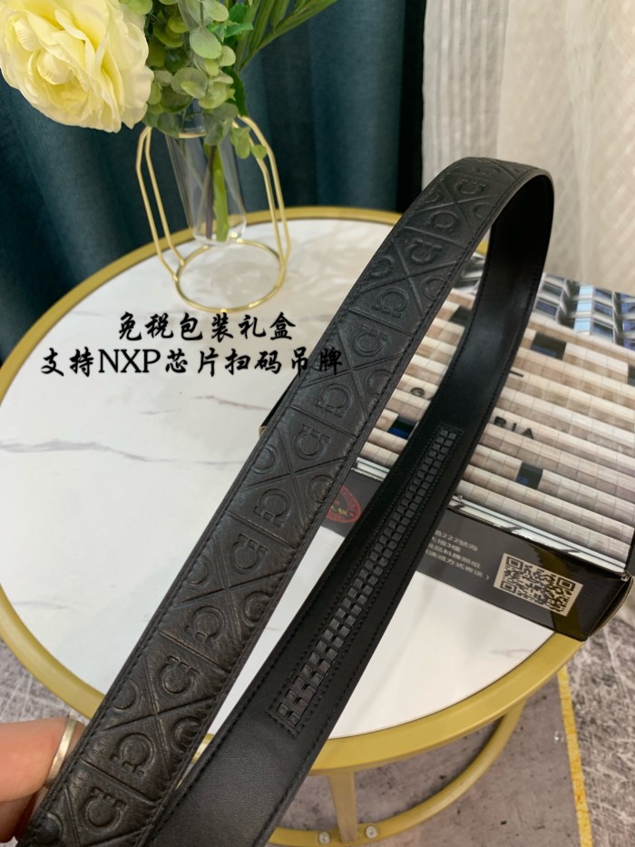 Streetwear Belt Ferragamo 319062 SIZE:3.5cm