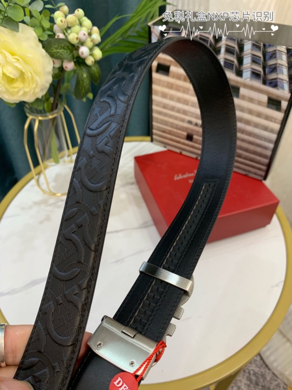 Streetwear Belt Ferragamo 319057 SIZE:3.5cm