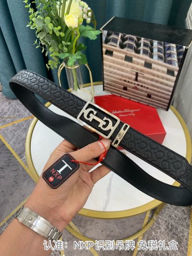 Streetwear Belt Ferragamo 319071 SIZE:3.5cm