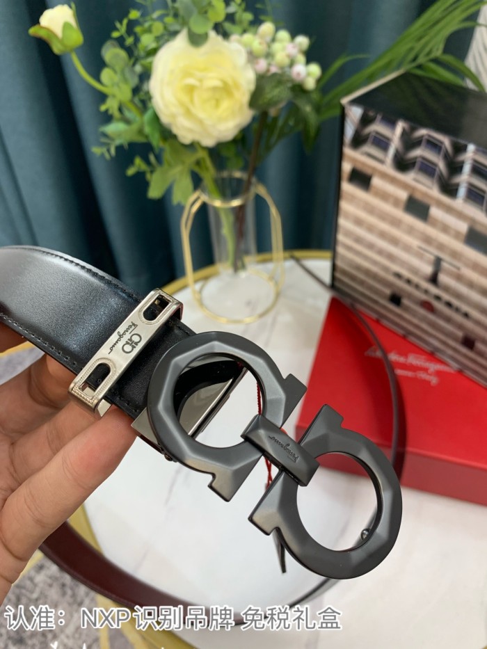 Streetwear Belt Ferragamo 319065 SIZE:3.5cm