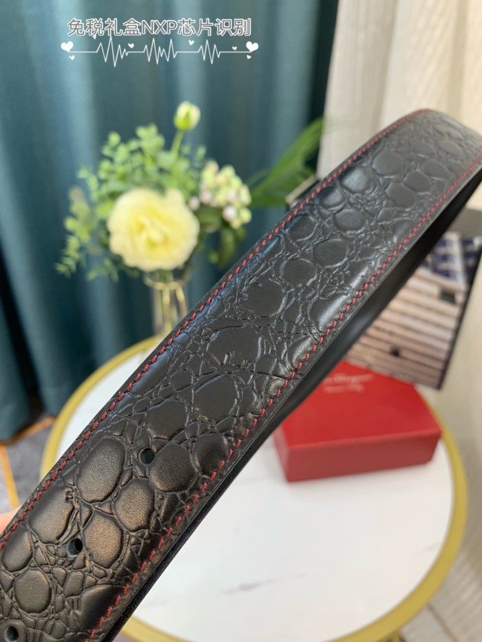 Streetwear Belt Ferragamo 319012 SIZE:3.5cm