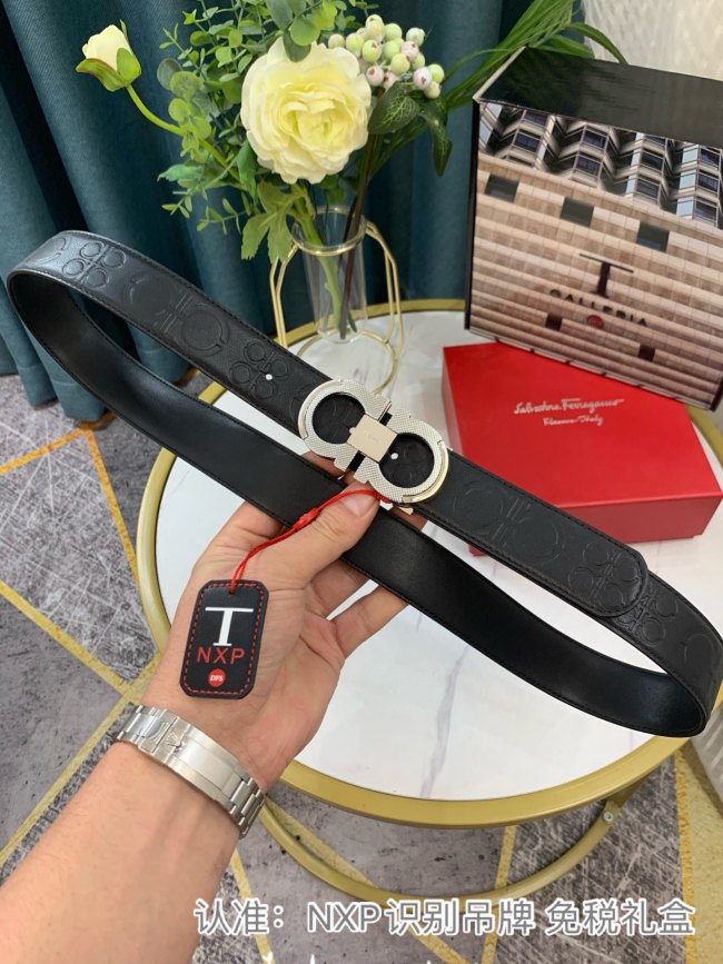 Streetwear Belt Ferragamo 319076 SIZE:3.5cm