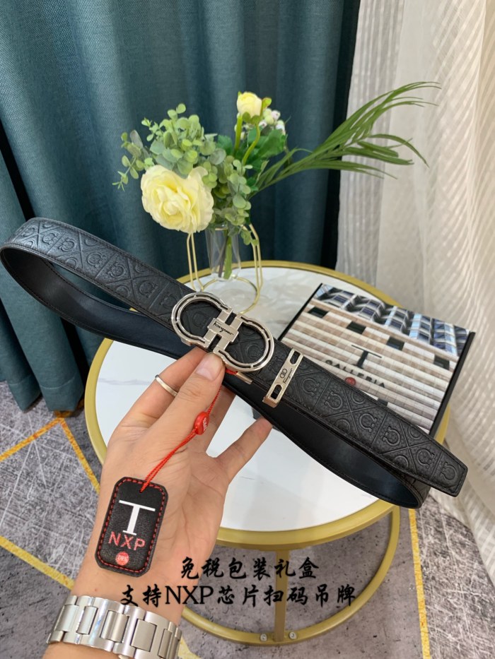 Streetwear Belt Ferragamo 319062 SIZE:3.5cm