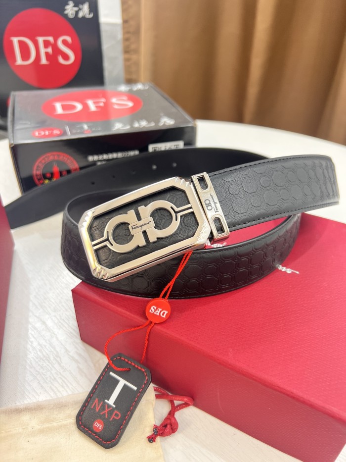 Streetwear Belt Ferragamo 321866 size:3.5cm