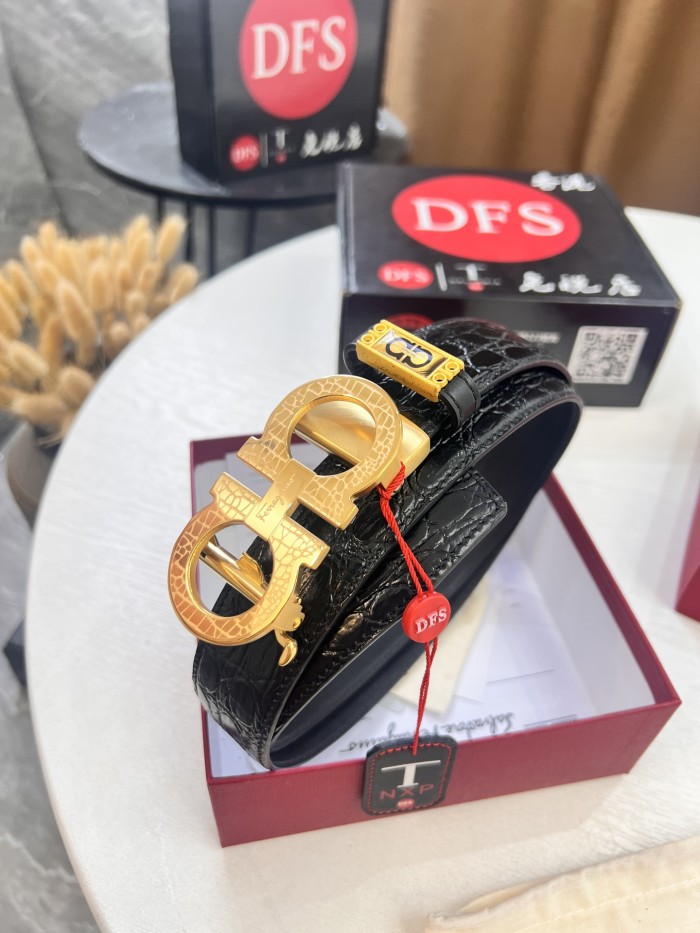 Streetwear Belt Ferragamo 321684 size:3.5cm