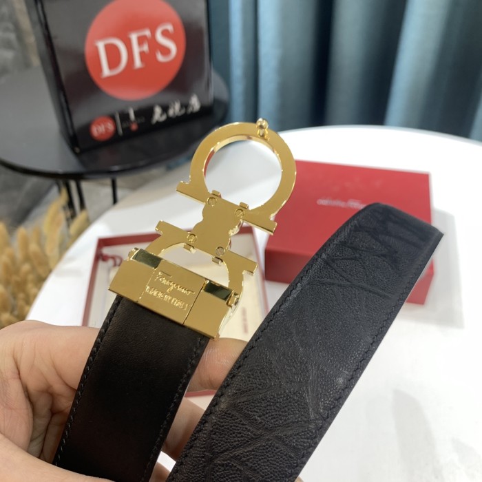 Streetwear Belt Ferragamo 321829 size:3.5cm