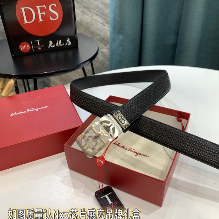 Streetwear Belt Ferragamo 321702 size:3.5cm