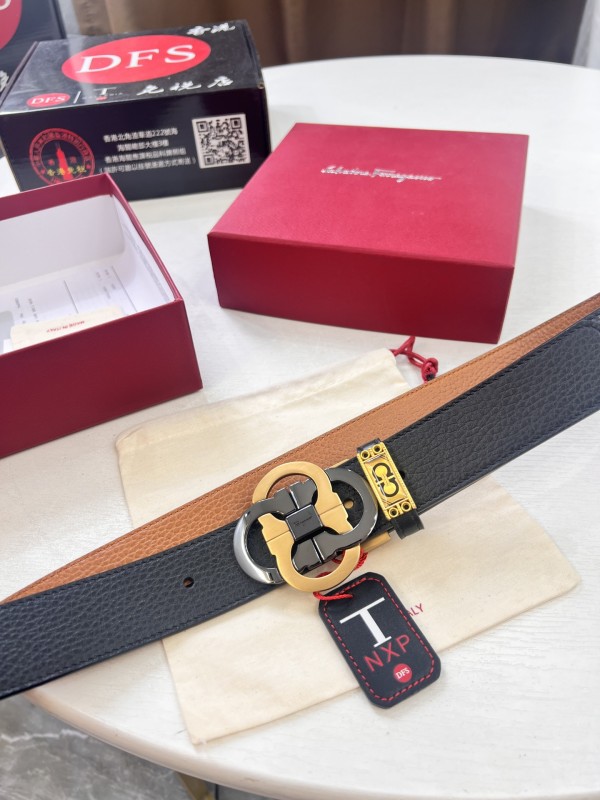 Streetwear Belt Ferragamo 321820 size:3.5cm