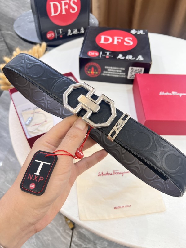 Streetwear Belt Ferragamo 321928 size:3.5cm