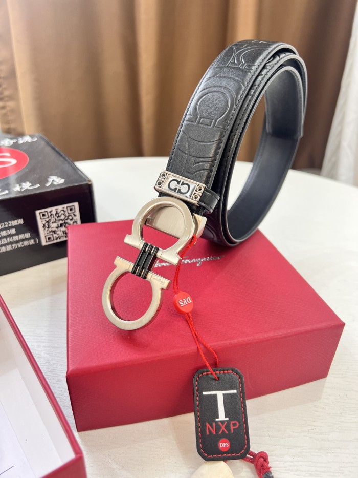 Streetwear Belt Ferragamo 321688 size:3.5cm