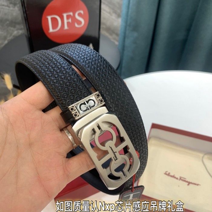 Streetwear Belt Ferragamo 321702 size:3.5cm