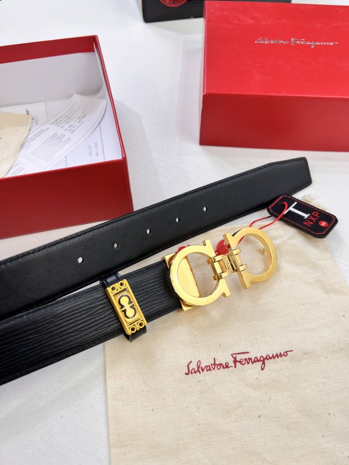 Streetwear Belt Ferragamo 321959 SIZE:3.5cm