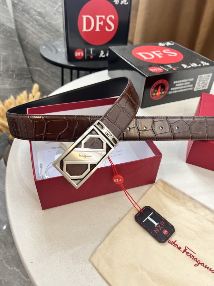 Streetwear Belt Ferragamo 321812 size:3.5cm