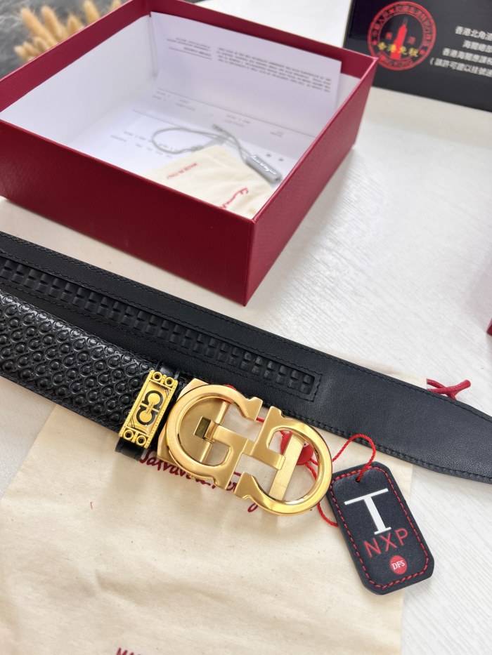 Streetwear Belt Ferragamo 321726 size:3.5cm