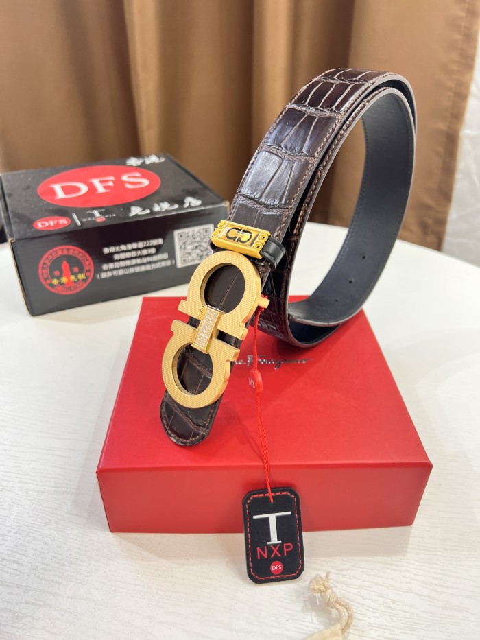Streetwear Belt Ferragamo 321944 SIZE:3.5cm