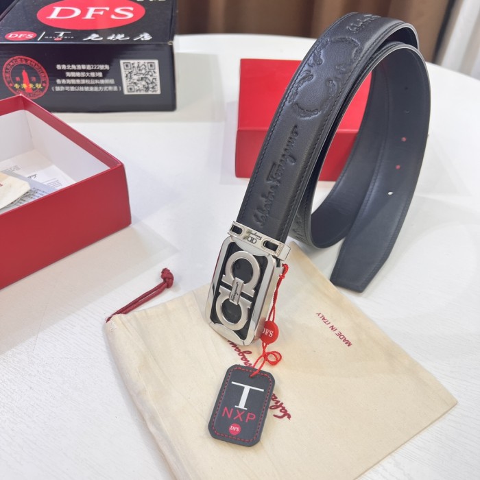 Streetwear Belt Ferragamo 321715 size:3.5cm