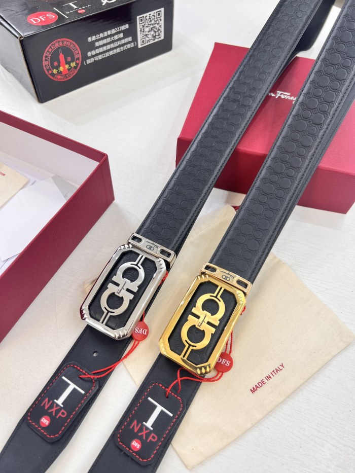 Streetwear Belt Ferragamo 321867 size:3.5cm