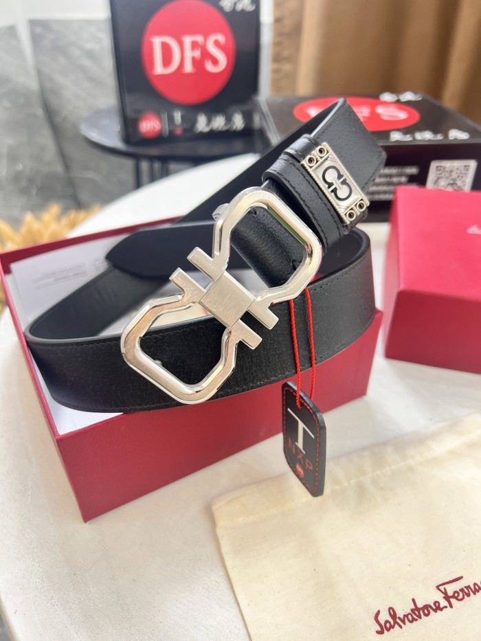 Streetwear Belt Ferragamo 321744 size:3.5cm