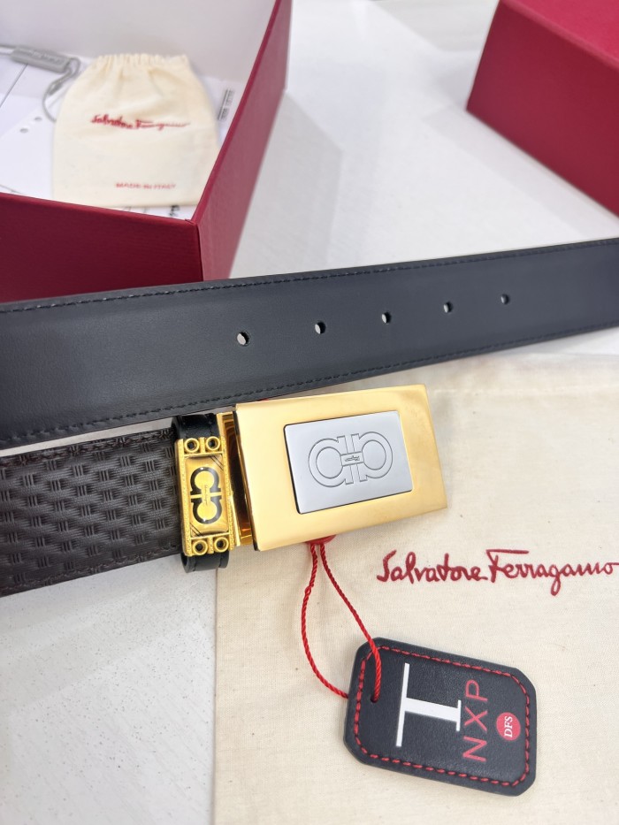 Streetwear Belt Ferragamo 321806 size:3.5cm