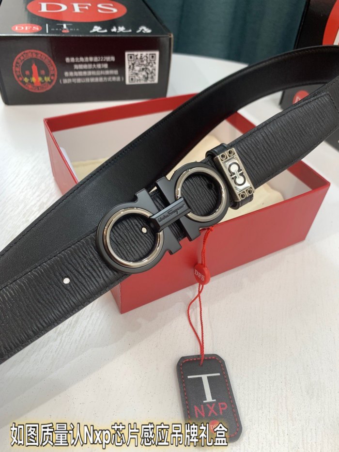Streetwear Belt Ferragamo 321919 size:3.5cm