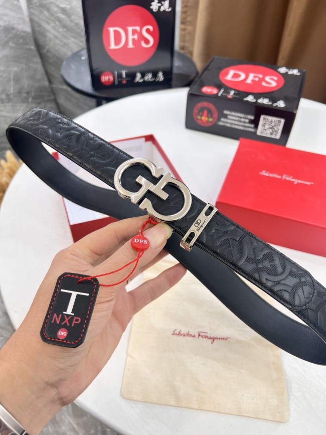 Streetwear Belt Ferragamo 321908 size:3.5cm