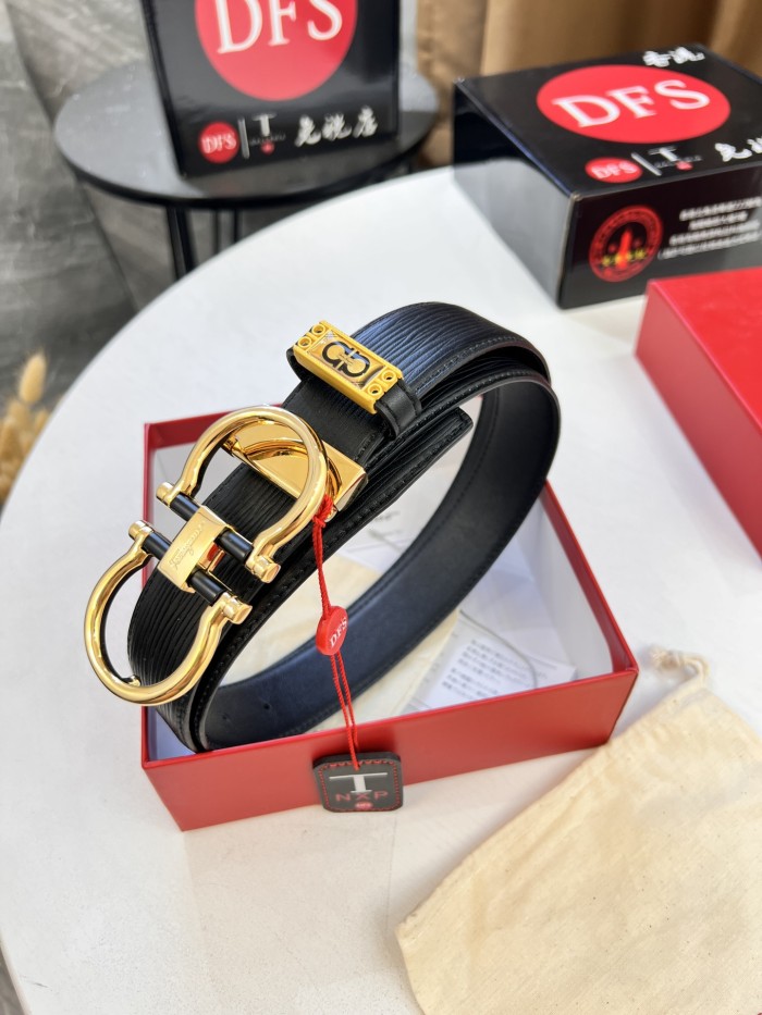Streetwear Belt Ferragamo 321928 size:3.5cm