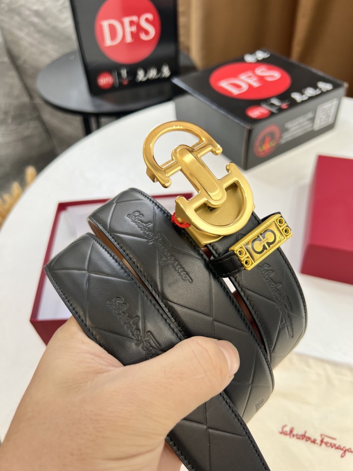 Streetwear Belt Ferragamo 321731 size:3.5cm