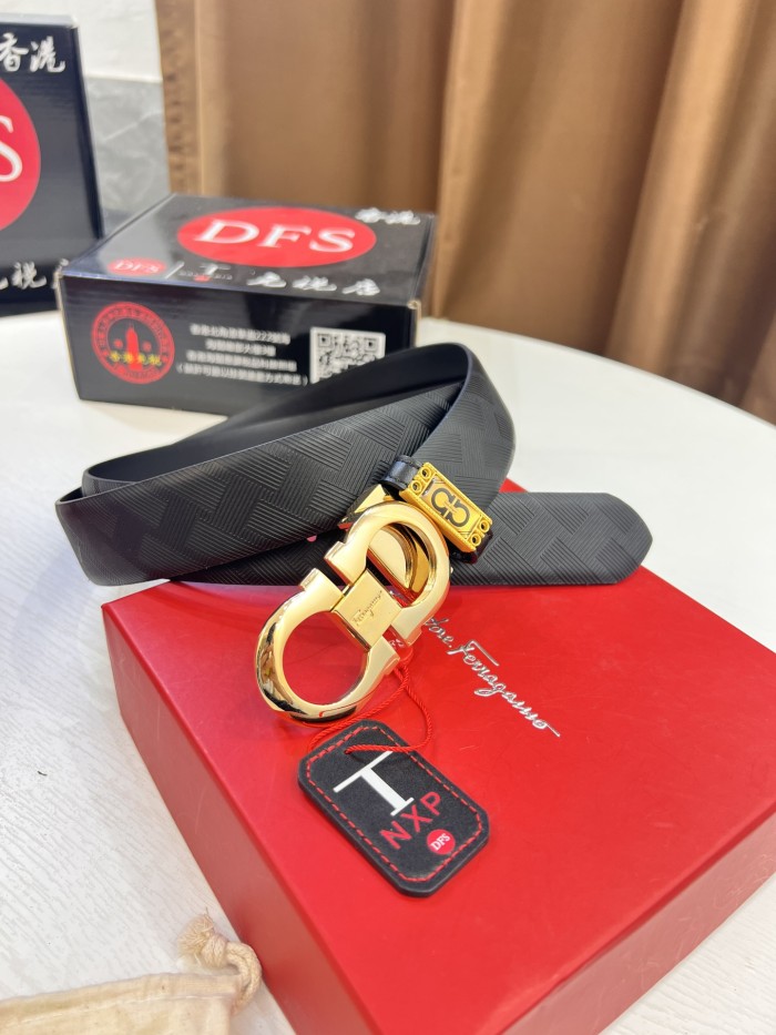 Streetwear Belt Ferragamo 321904 size:3.5cm