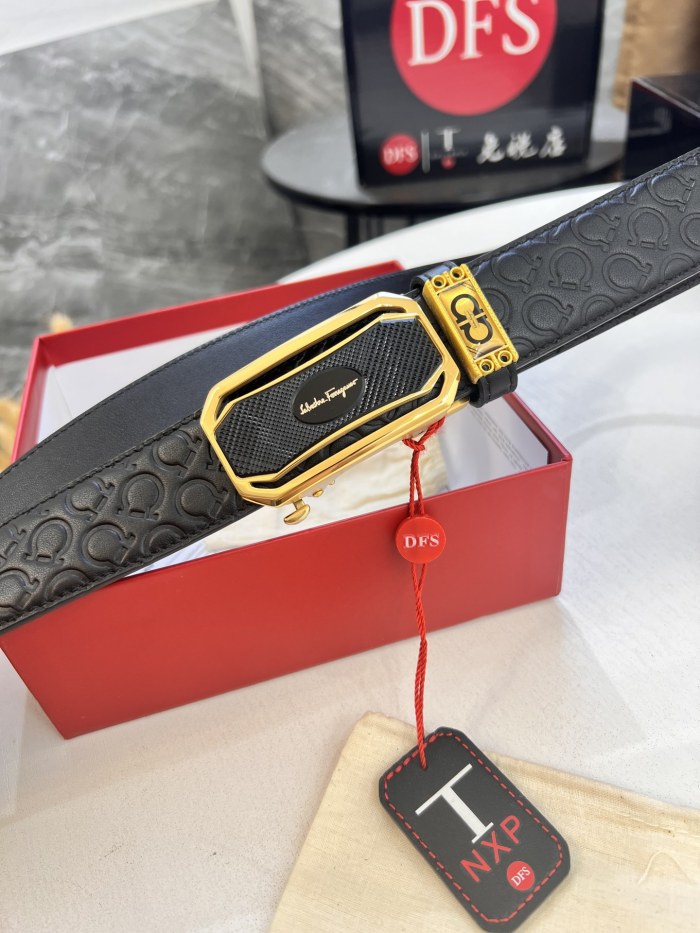 Streetwear Belt Ferragamo 321968 SIZE:3.5cm