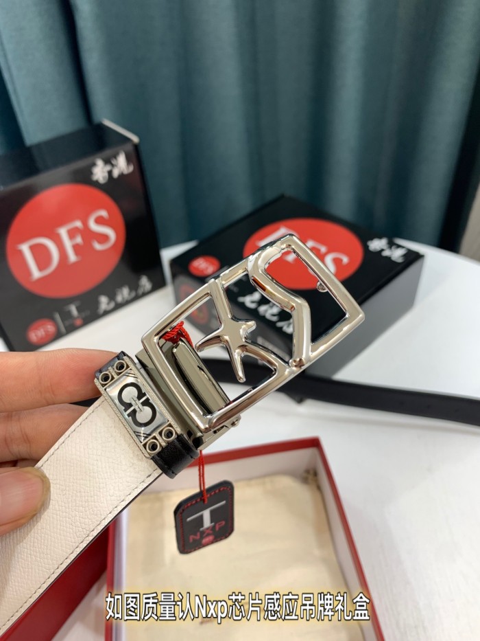 Streetwear Belt Ferragamo 321621 size:3.5cm