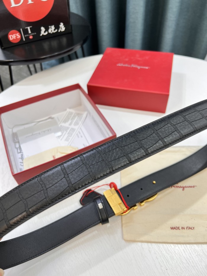 Streetwear Belt Ferragamo 321803 size:3.5cm