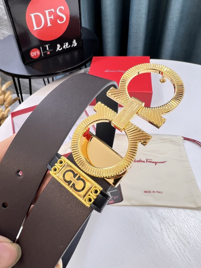 Streetwear Belt Ferragamo 321799 size:3.5cm
