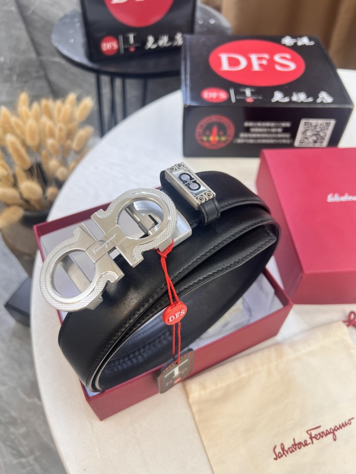 Streetwear Belt Ferragamo 321758 size:3.5cm
