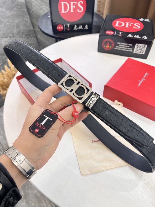 Streetwear Belt Ferragamo 321749 size:3.5cm