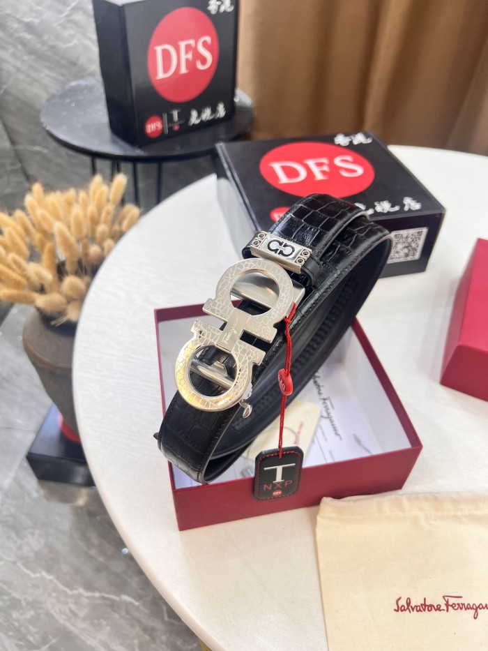 Streetwear Belt Ferragamo 321685 size:3.5cm