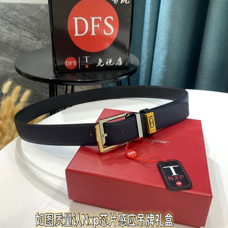 Streetwear Belt Ferragamo 321659 size:3.5cm