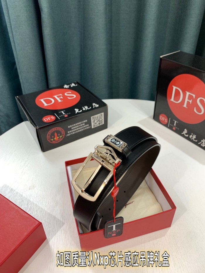 Streetwear Belt Ferragamo 321699 size:3.5cm