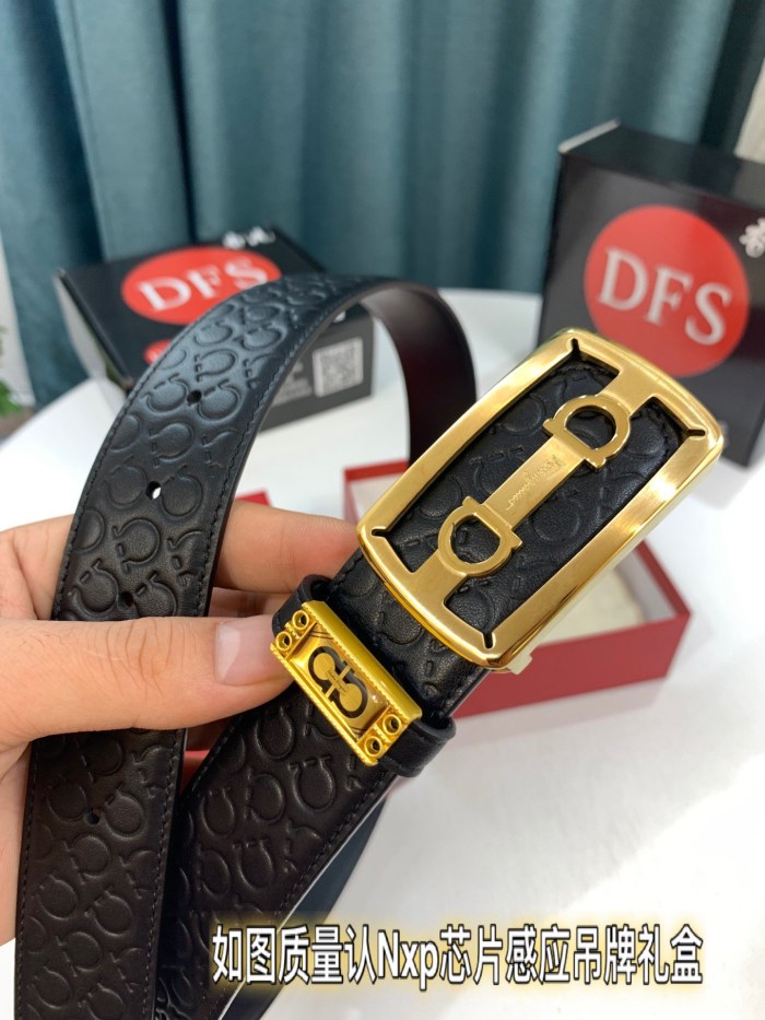 Streetwear Belt Ferragamo 321871 size:3.5cm