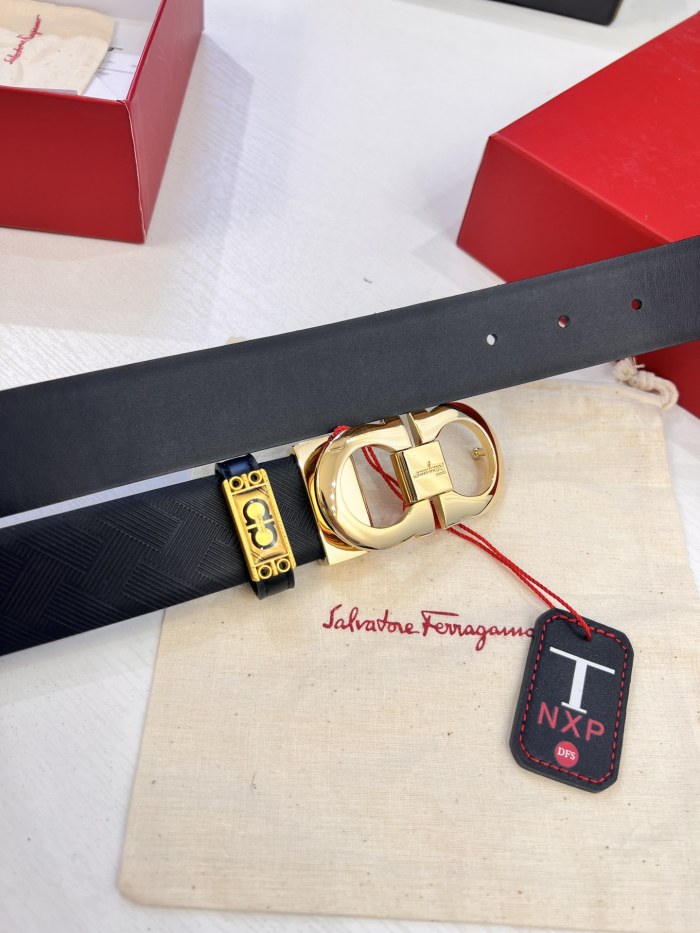 Streetwear Belt Ferragamo 321904 size:3.5cm