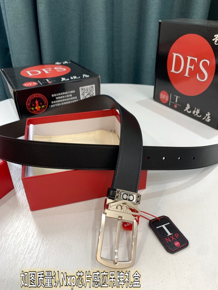 Streetwear Belt Ferragamo 321699 size:3.5cm