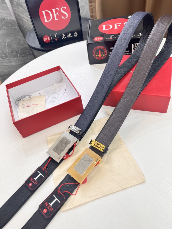 Streetwear Belt Ferragamo 321949 SIZE:3.5cm