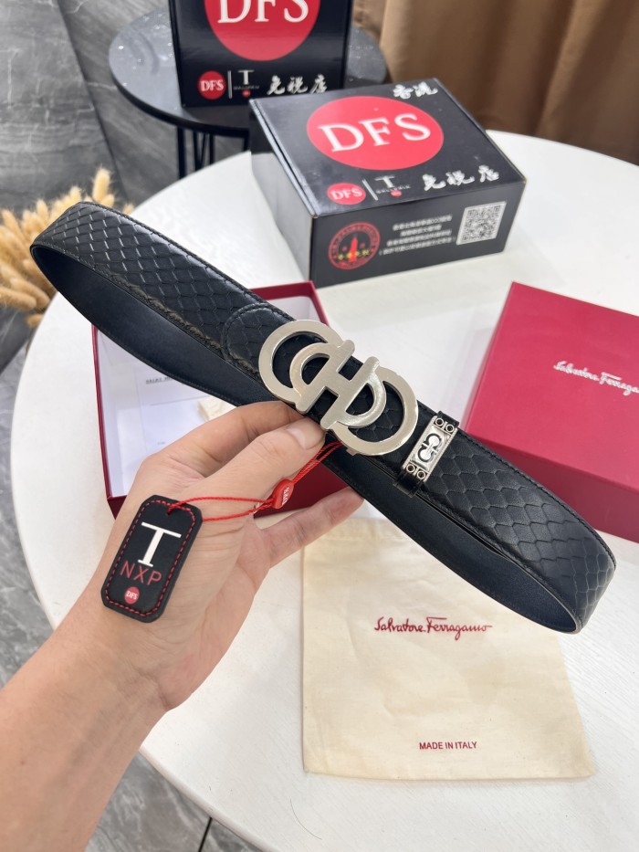 Streetwear Belt Ferragamo 321889 size:3.5cm