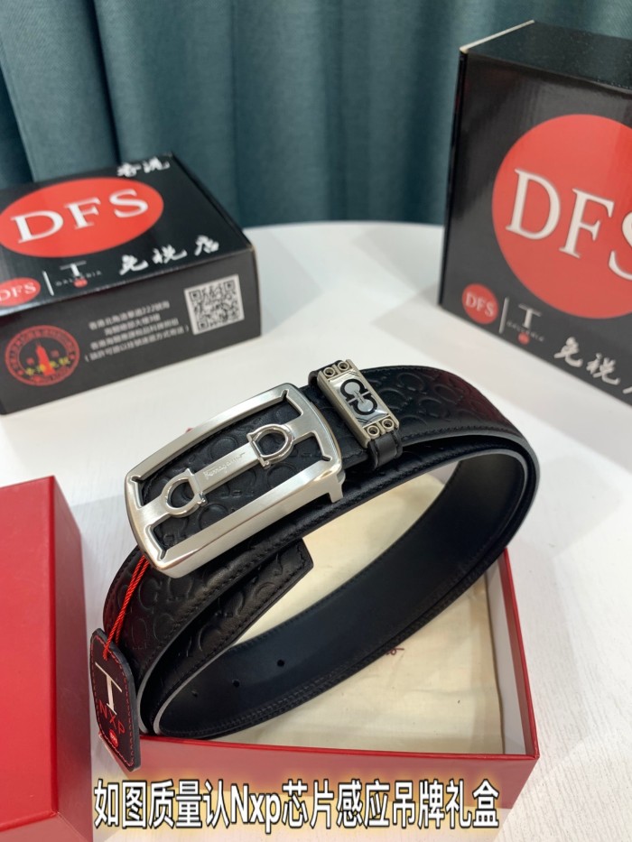 Streetwear Belt Ferragamo 321872 size:3.5cm