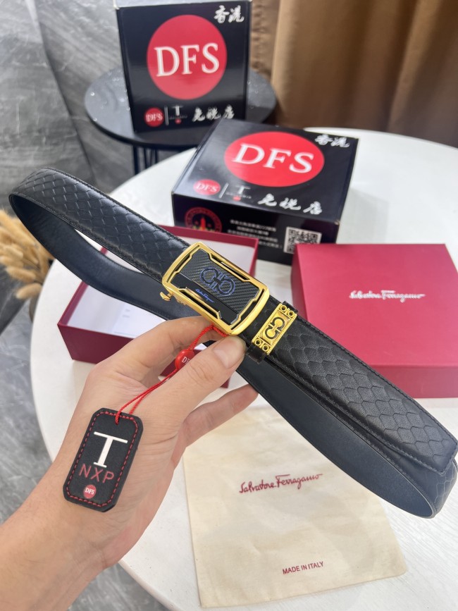 Streetwear Belt Ferragamo 321629 size:3.5cm