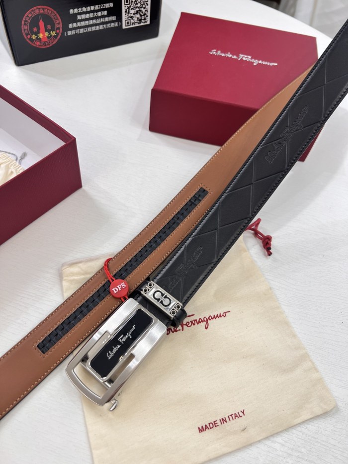 Streetwear Belt Ferragamo 321913 size:3.5cm